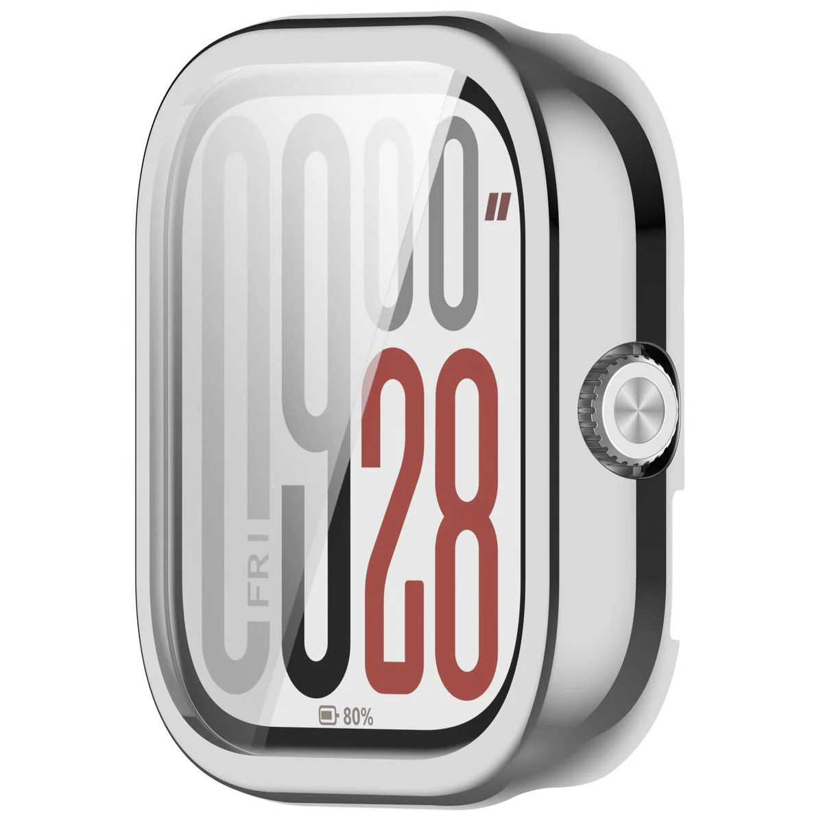 Schutzhülle für Xiaomi Redmi Watch 5, Bizon Case Watch Felipe, Silbern - Image 8