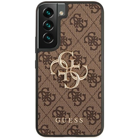 Schutzhülle Guess 4G Big Metal Logo für Galaxy S22, Braun - Image 3