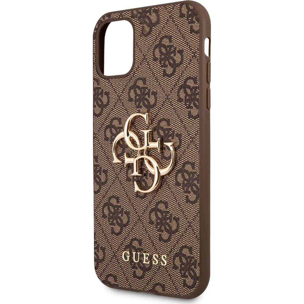 Schutzhülle Guess 4G Big Metal Logo für iPhone 11 / XR, Braun - Image 7