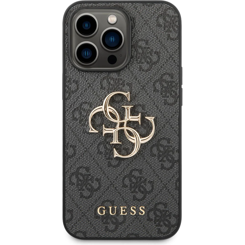 Schutzhülle Guess 4G Big Metal Logo für iPhone 14 Pro, Grau - Image 4