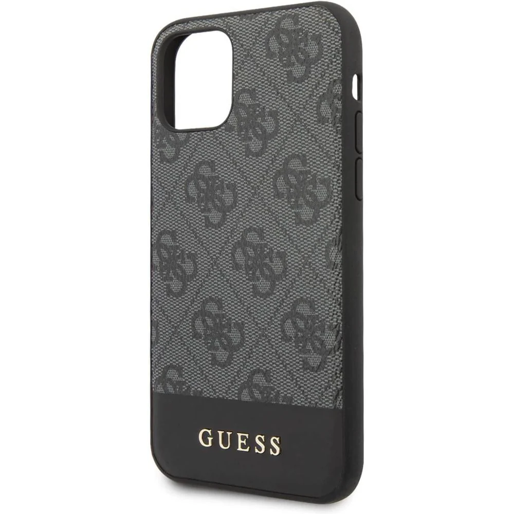 Handyhülle Guess 4G Metal Gold Logo für iPhone 11, Grau - Image 4