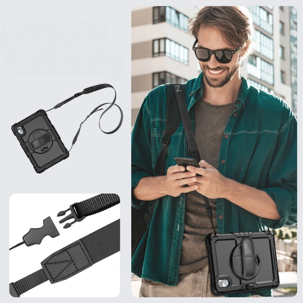 Schutzhülle mit Bildschirmschutz für Lenovo Idea Tab 11.0, Tech-Protect Solid, Schwarz - Image 7