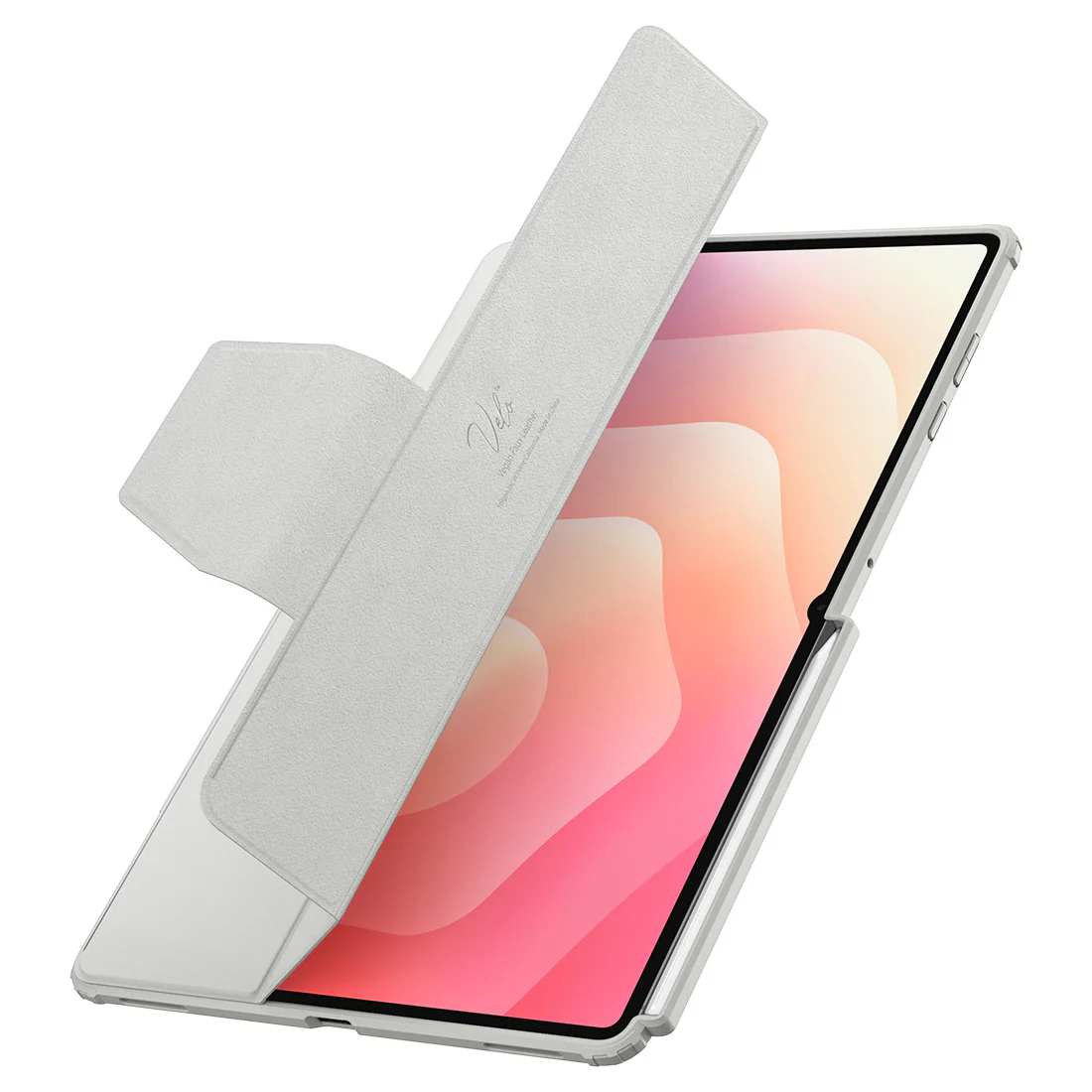 Schutzhülle mit Deckel für Galaxy Tab S11 Ultra, Spigen Air Skin Pro, Grau-Transparent - Image 3