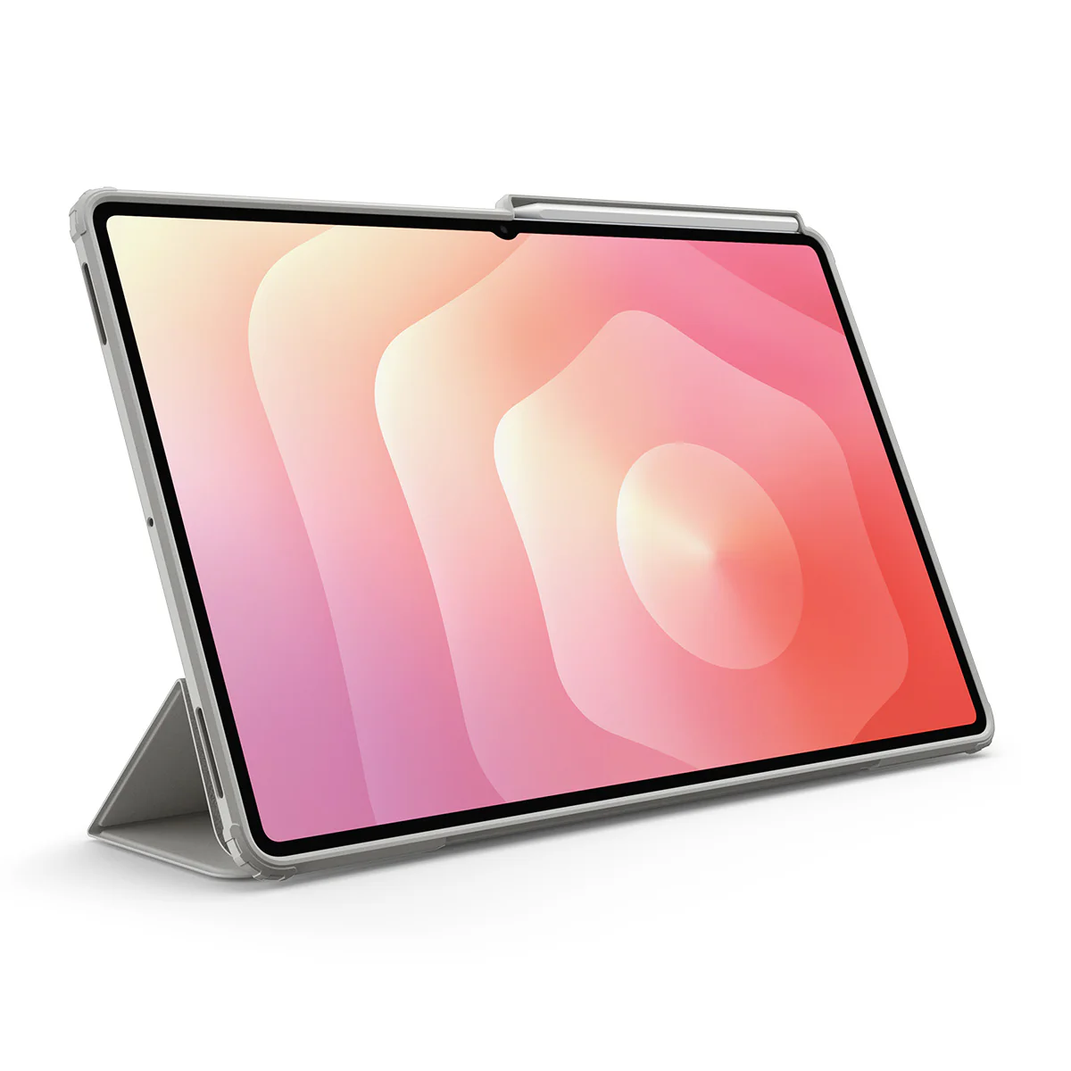 Schutzhülle mit Deckel für Galaxy Tab S11 Ultra, Spigen Air Skin Pro, Grau-Transparent - Image 8