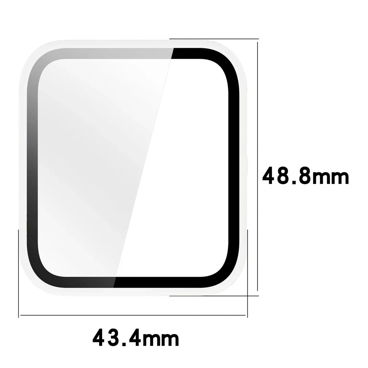 Schutzhülle mit Glas für Garmin Venu X1, Bizon Case Watch Adamo, Transparent - Image 2