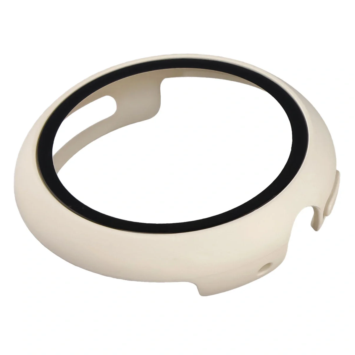 Schutzhülle mit Glas für Google Pixel Watch 4 41 mm, Bizon Case Watch Adamo, Mattbeige - Image 6