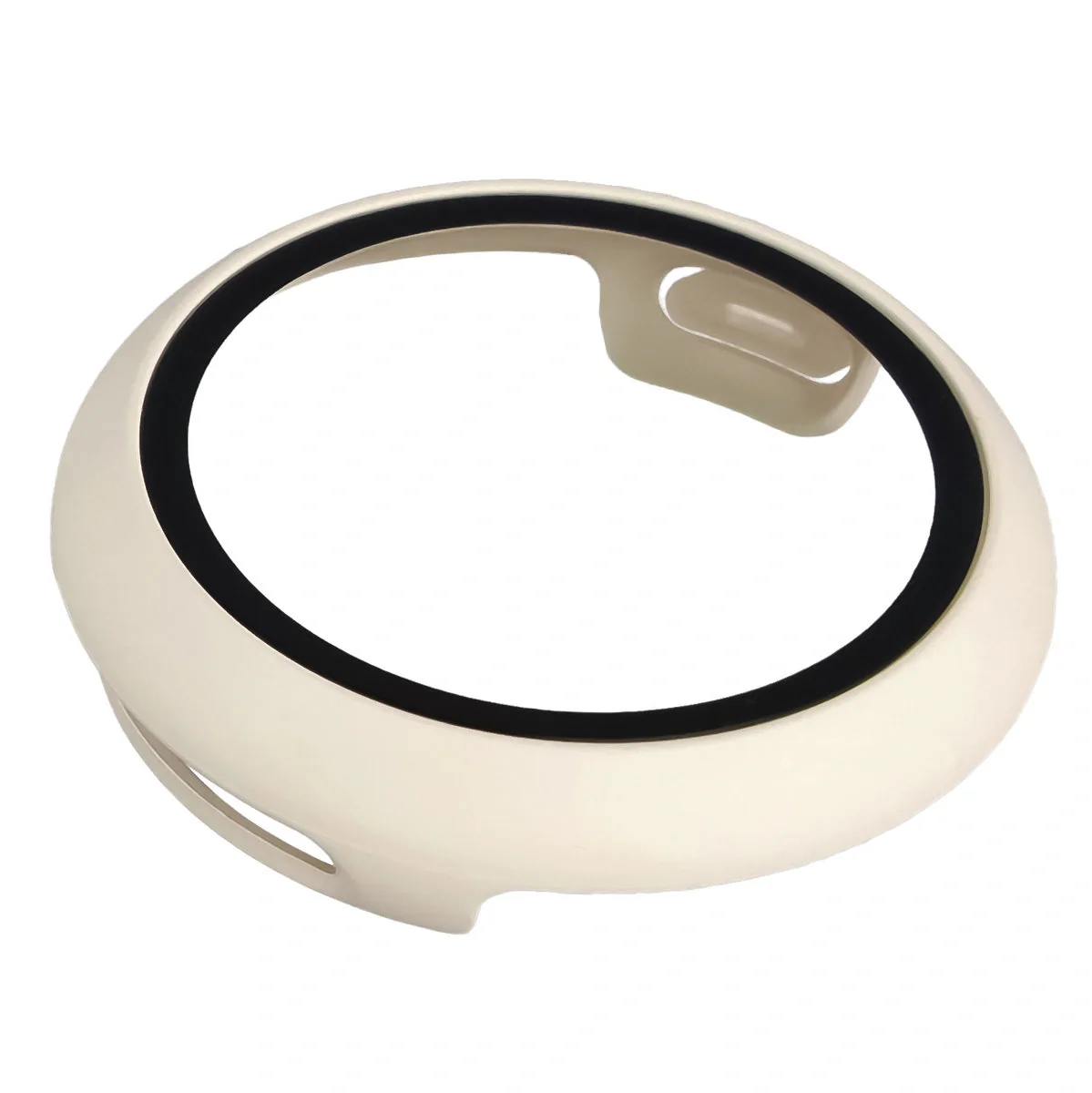 Schutzhülle mit Glas für Google Pixel Watch 4 41 mm, Bizon Case Watch Adamo, Mattbeige - Image 7
