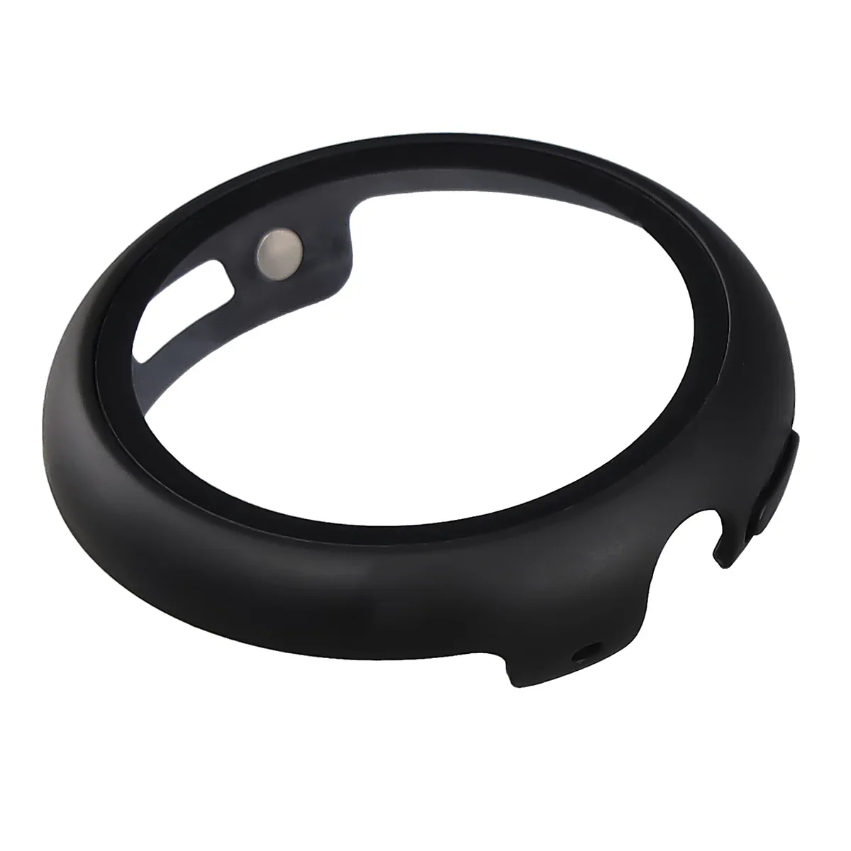 Schutzhülle mit Glas für Google Pixel Watch 4 41 mm, Bizon Case Watch Adamo, Matte Schwarz - Image 6