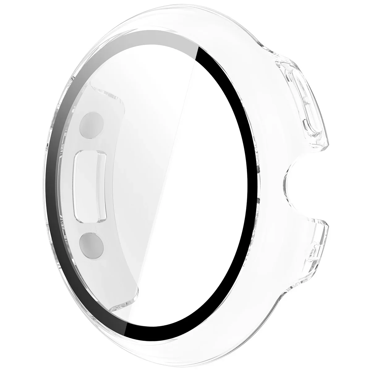 Schutzhülle mit Glas für Google Pixel Watch 4 41 mm, Bizon Case Watch Adamo, Transparent - Image 3
