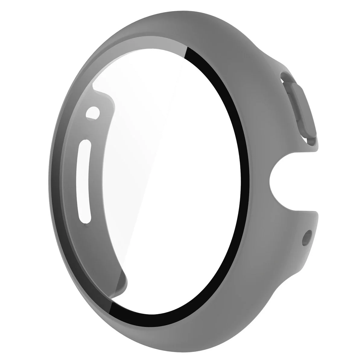 Schutzhülle mit Glas für Google Pixel Watch 4 45 mm, Bizon Case Watch Adamo, mattes Grau - Image 3