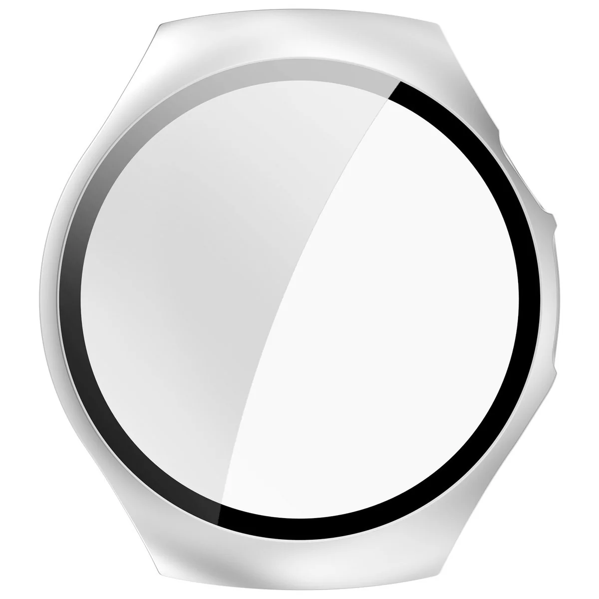 Schutzhülle mit Glas für Huawei Watch 5 42 mm, Bizon Case Watch Adamo, Satin Silber - Image 8
