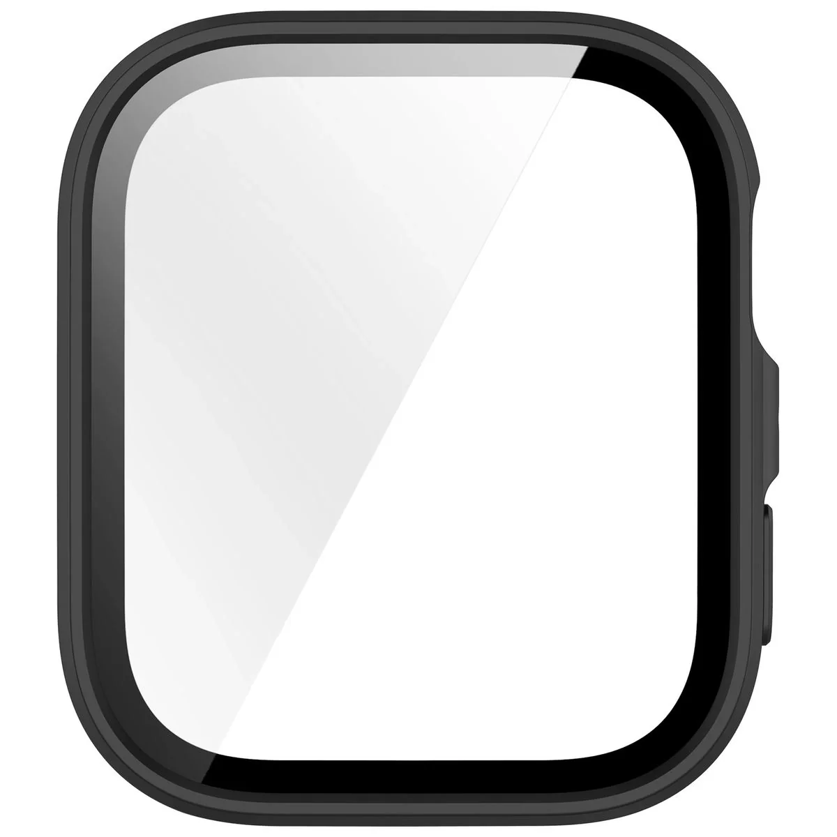 Schutzhülle mit Glas für Huawei Watch Fit 4, Bizon Case+Glass Watch, mattes Schwarz - Image 8