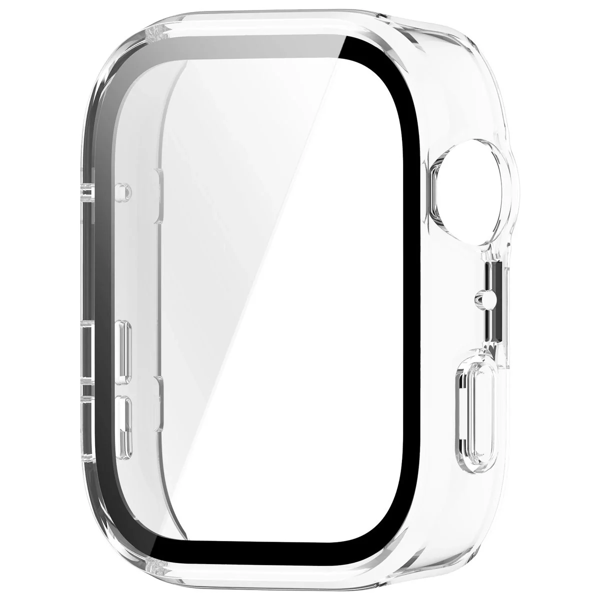 Schutzhülle mit Glas für Huawei Watch Fit 4, Bizon Case Watch Adamo, Transparent - Image 3