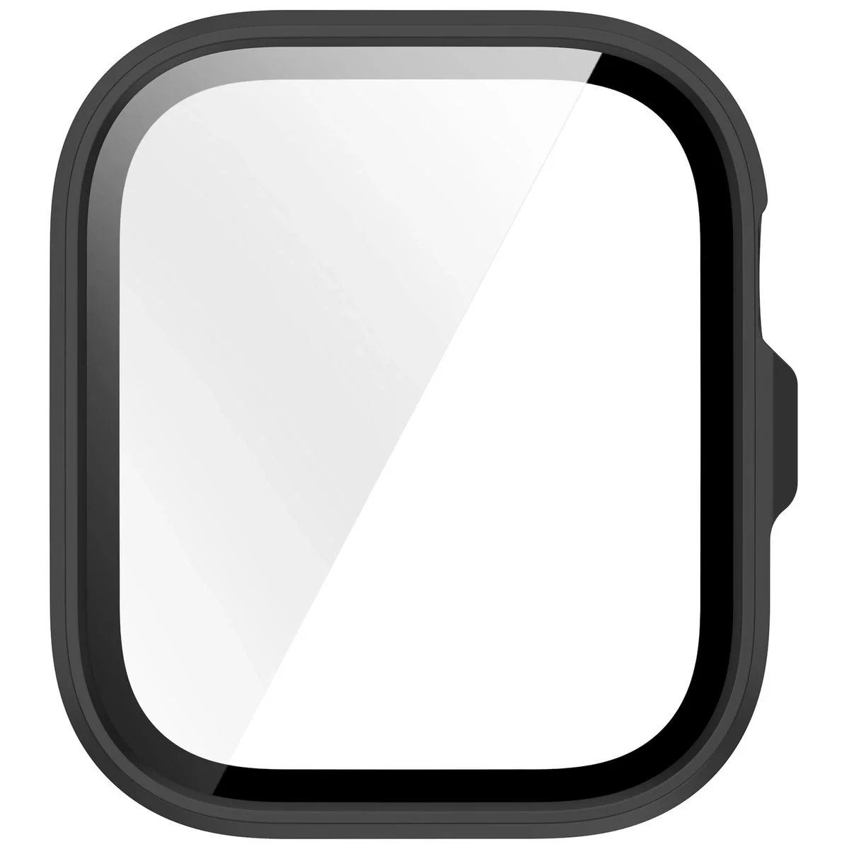 Schutzhülle mit Glas für Huawei Watch Fit 4 Pro, Bizon Case Watch Adamo, mattes Schwarz - Image 8