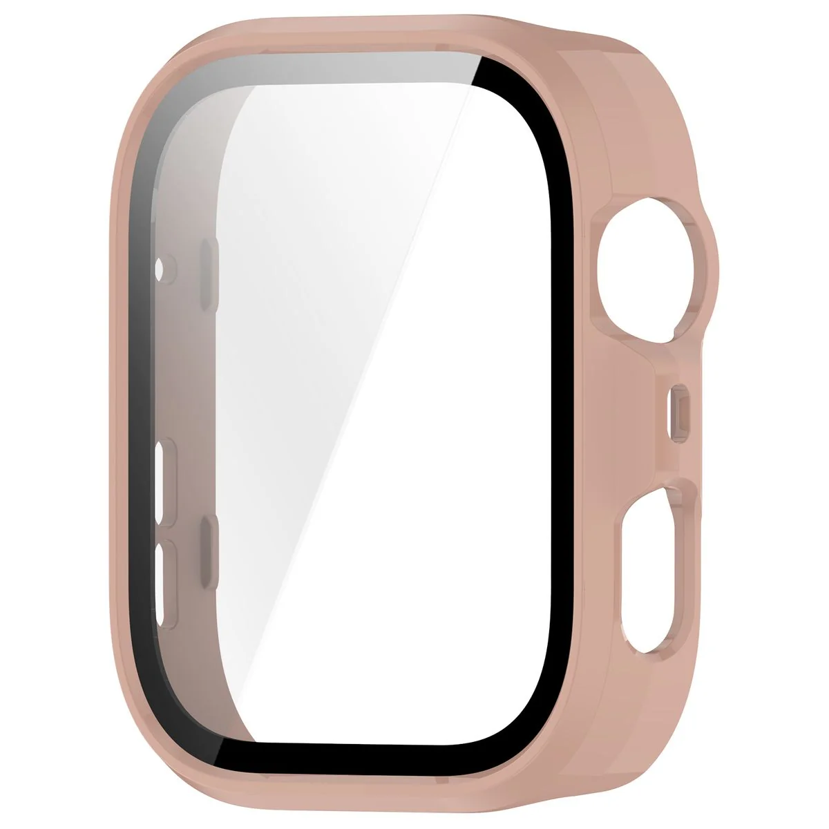 Schutzhülle mit Glas für Huawei Watch Fit 4 Pro, Bizon Case Watch Adamo, Rosa - Image 3