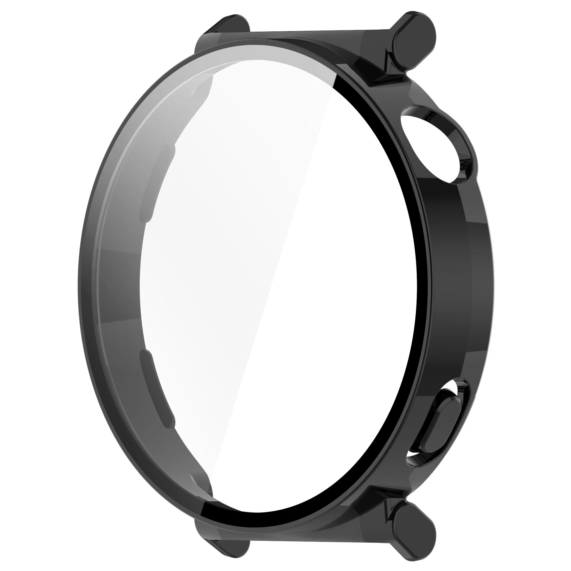 Schutzhülle mit Glas für Huawei Watch GT 5 41 mm, Bizon Case Watch Adamo, Schwarz - Image 3