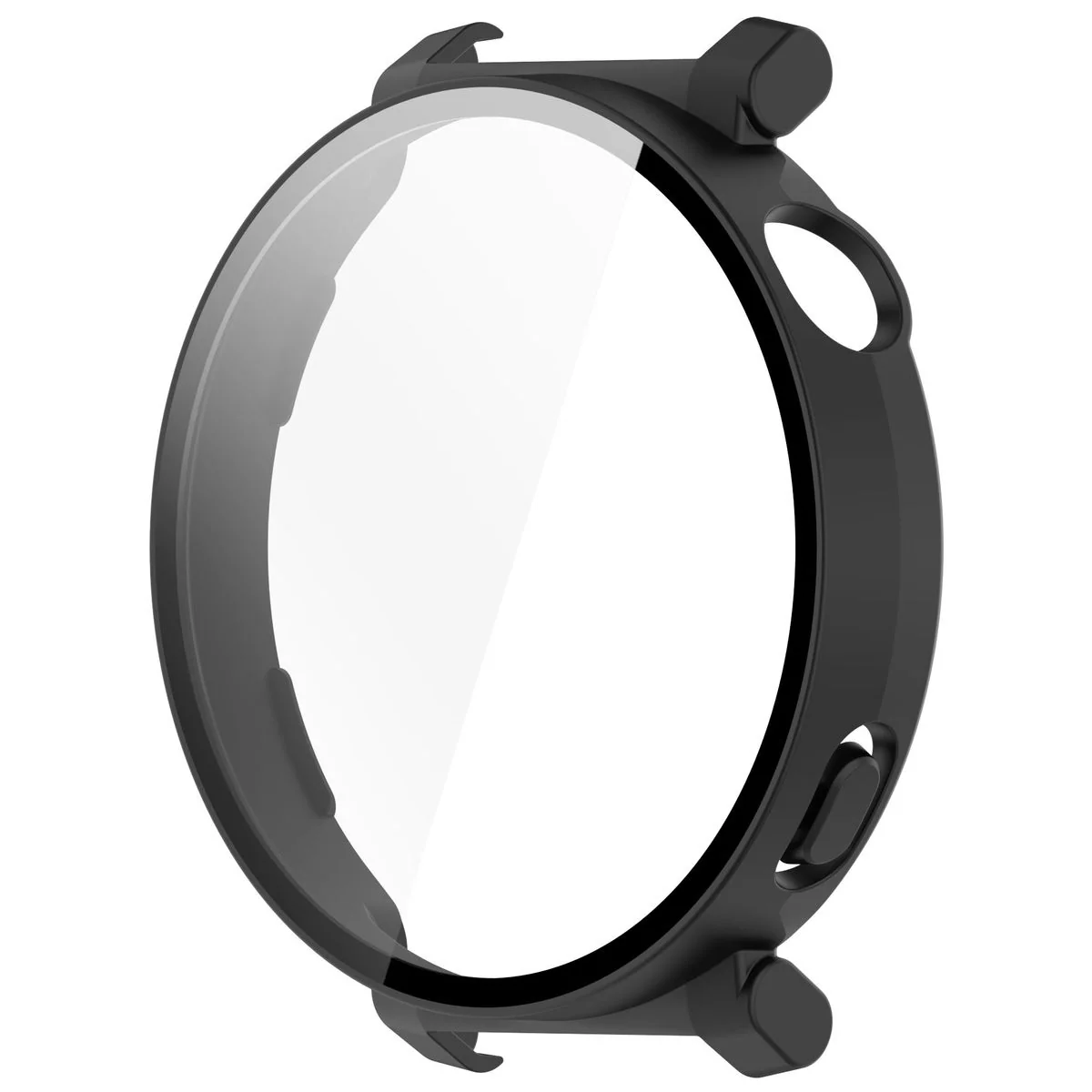 Schutzhülle mit Glas für Huawei Watch GT 5 Pro 42 mm, Bizon Case Watch Adamo, Mattes Schwarz - Image 3