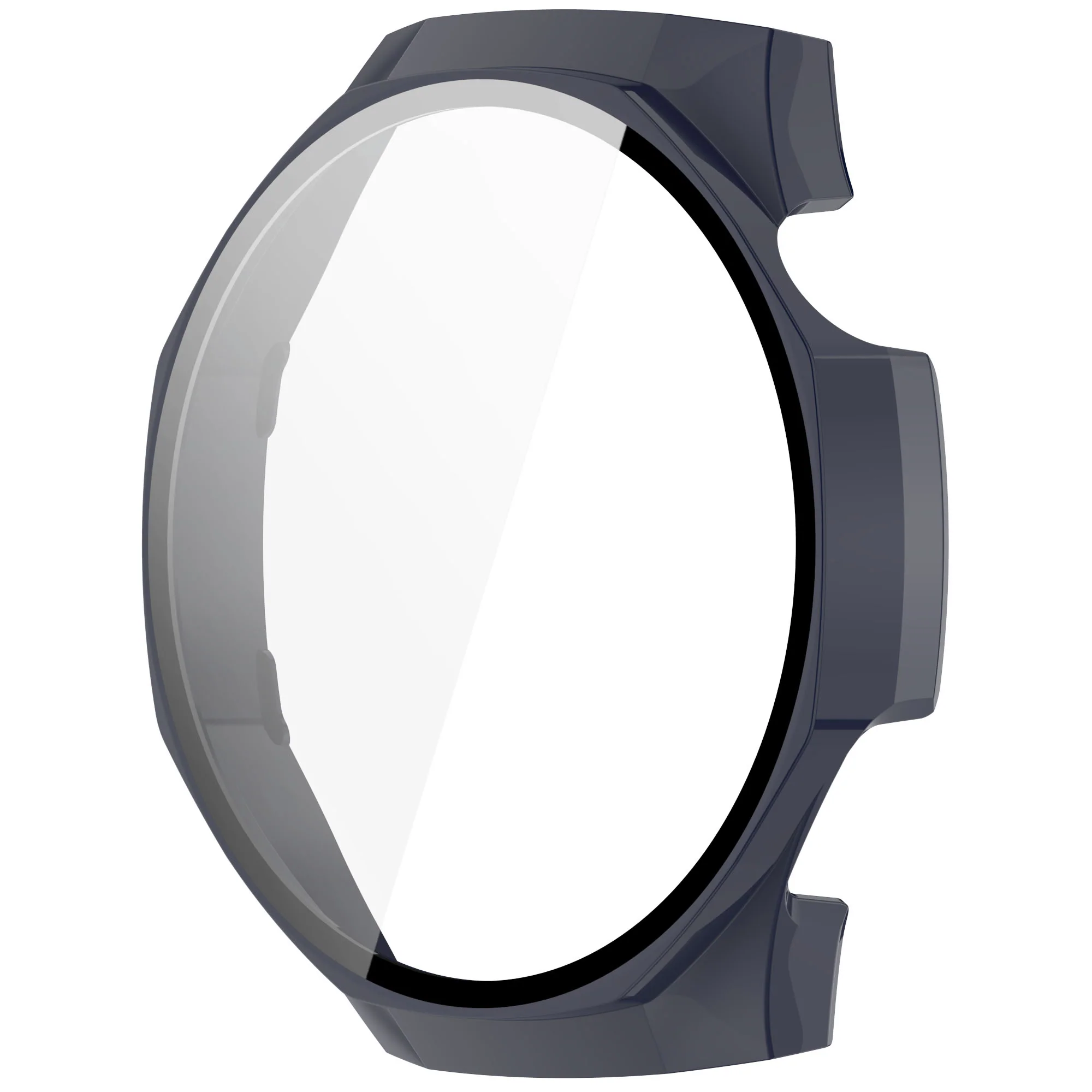 Schutzhülle mit Glas für Huawei Watch GT 5 Pro 46 mm, Bizon Case Watch Adamo, Blau - Image 3