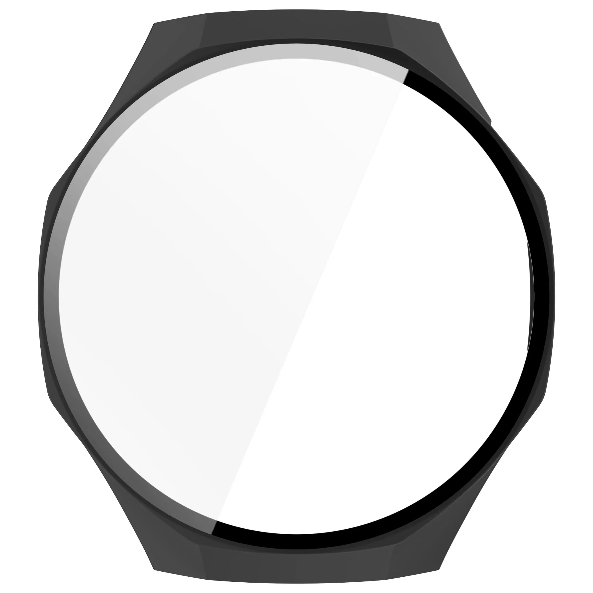Schutzhülle mit Glas für Huawei Watch GT 5 Pro 46 mm, Bizon Case Watch Adamo, Mattes Schwarz - Image 8