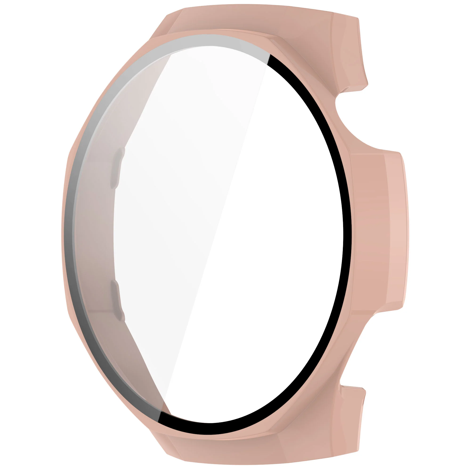 Schutzhülle mit Glas für Huawei Watch GT 5 Pro 46 mm, Bizon Case Watch Adamo, Rosa - Image 3