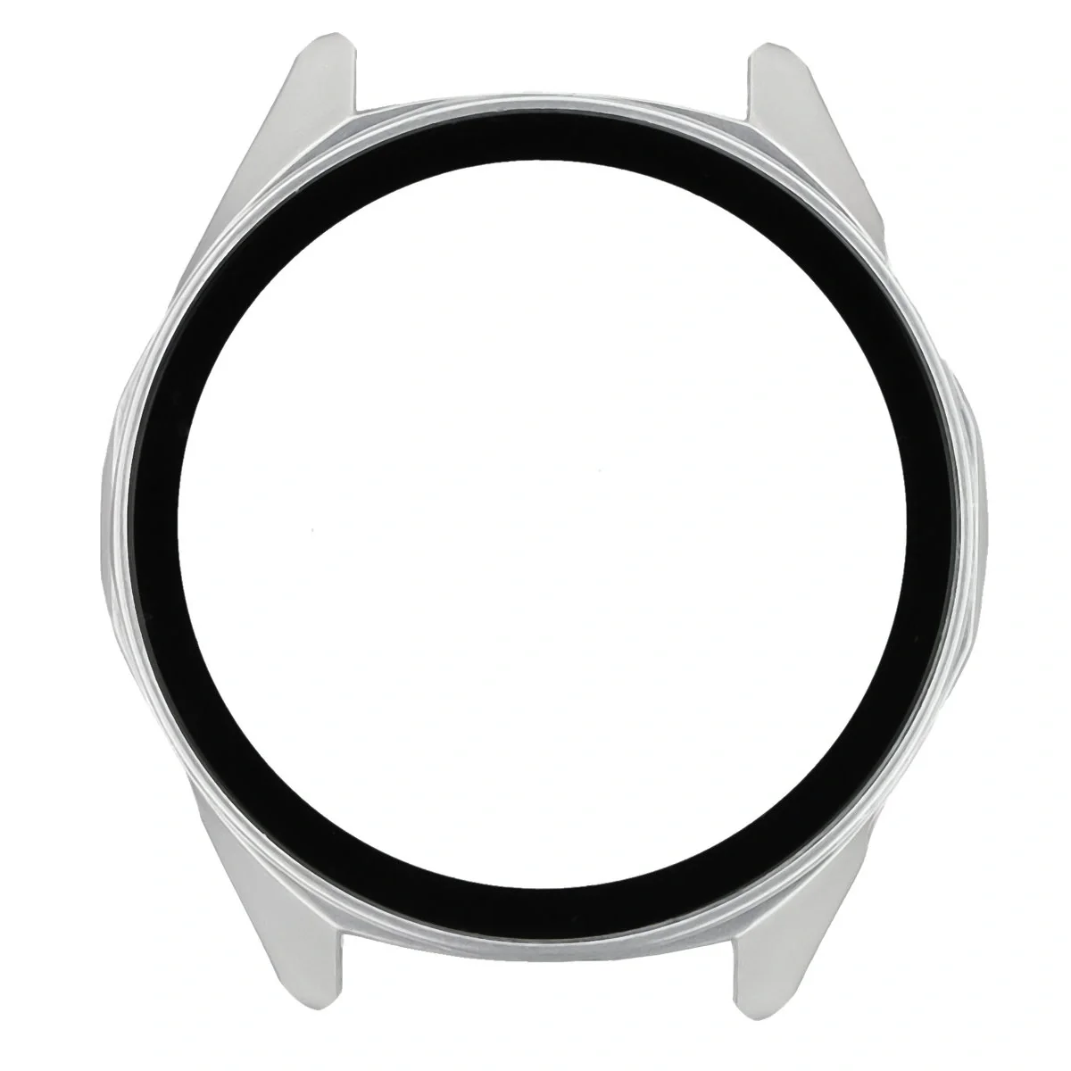 Schutzhülle mit Glas für Huawei Watch GT6 46 mm. Bizon Case Watch Adamo, Matt Silber - Image 8