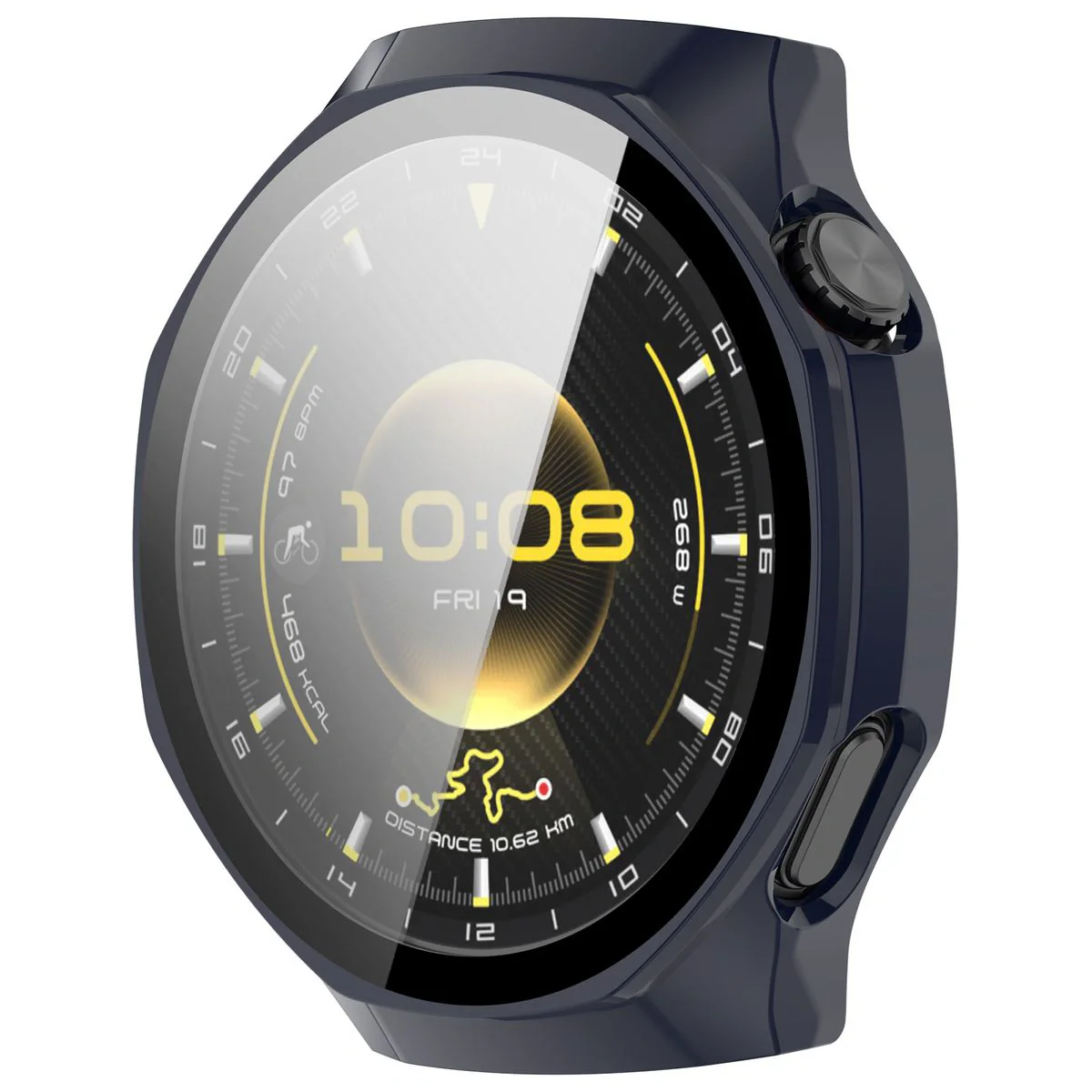 Schutzhülle mit Glas für Huawei Watch GT6 Pro 46 mm, Bizon Case Watch Adamo, Blau - Image 5