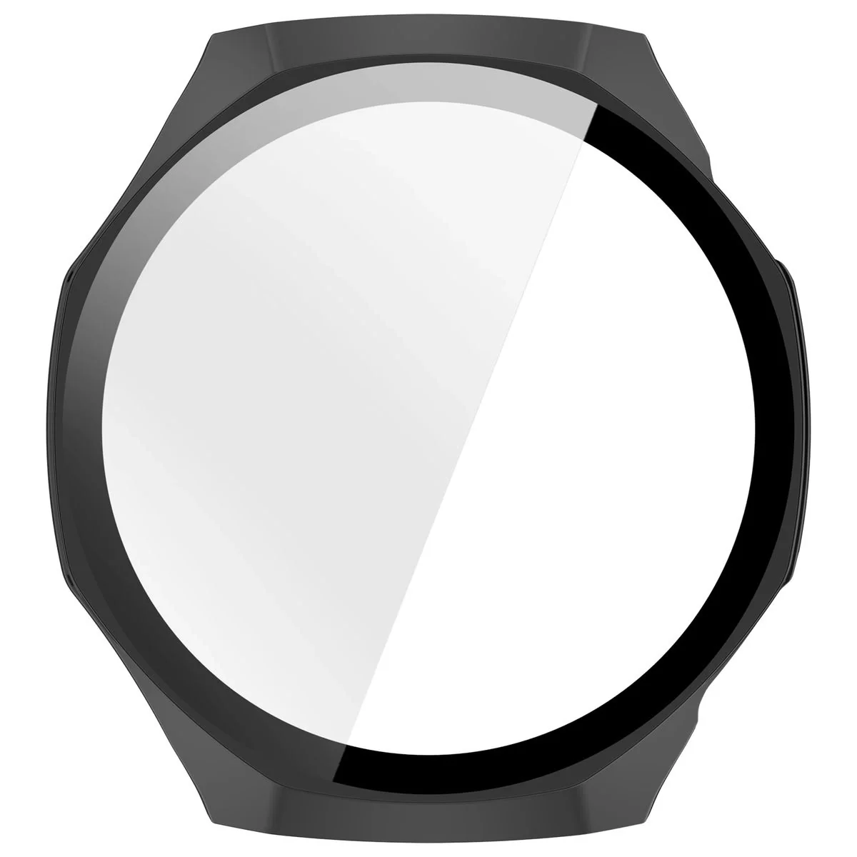 Schutzhülle mit Glas für Huawei Watch GT6 Pro 46 mm, Bizon Case Watch Adamo, Schwarz - Image 8