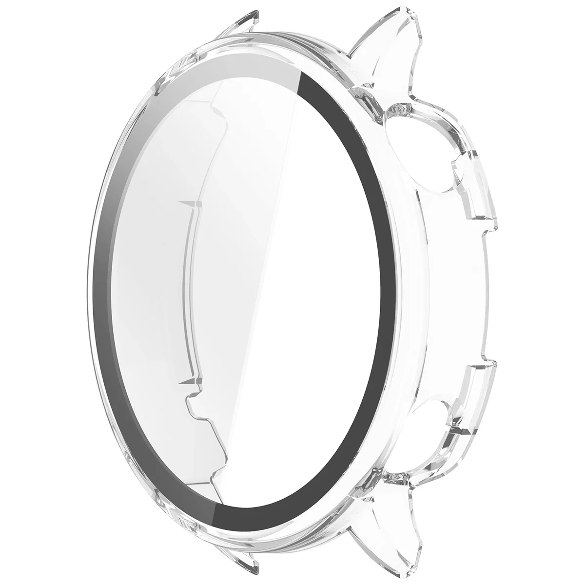 Schutzhülle mit Glas für OnePlus Watch 3 43 mm, Bizon Case Watch Adamo, Transparent - Image 3