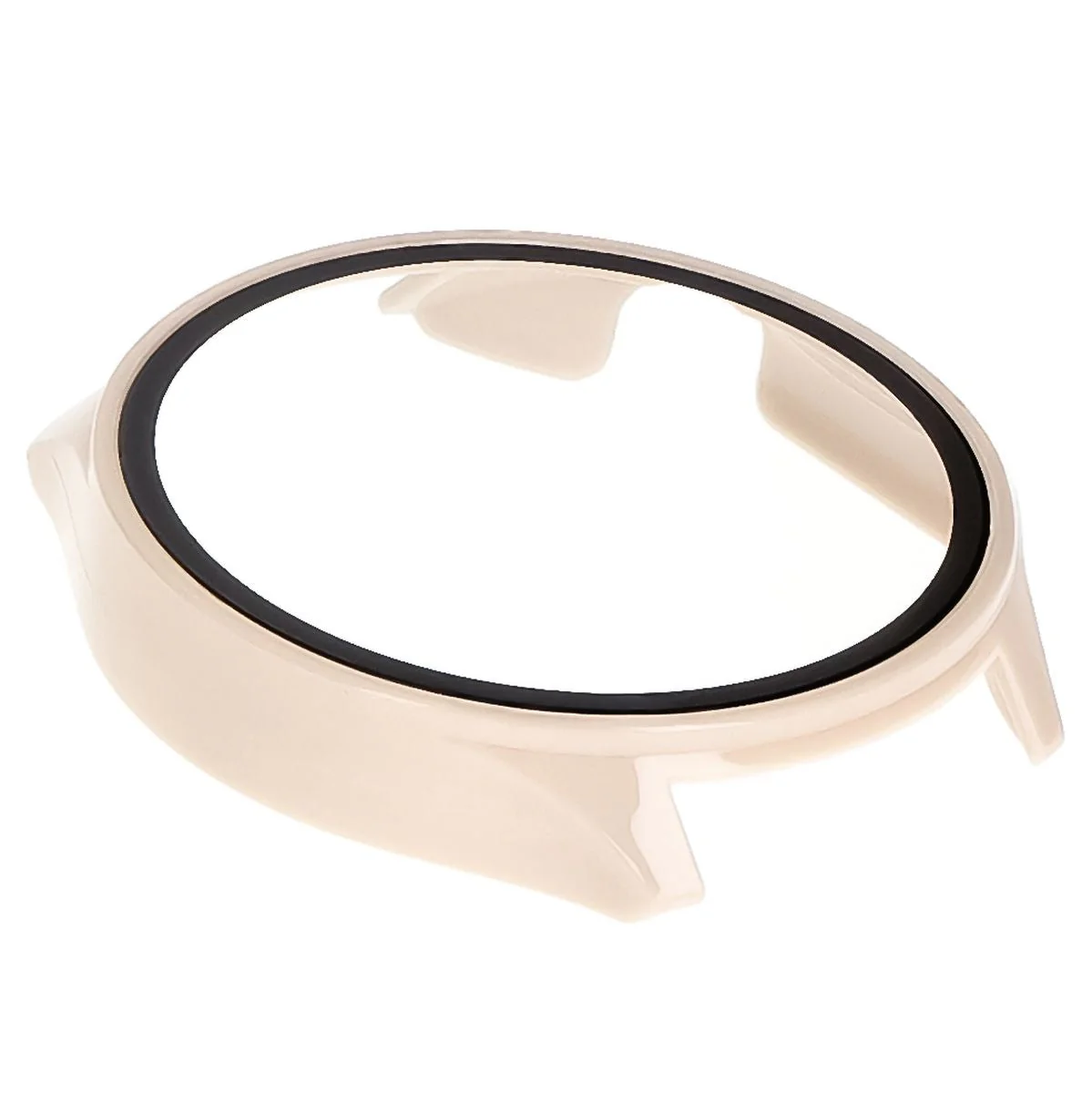 Schutzhülle mit Glas für OnePlus Watch 3 / Oppo Watch X2, Bizon Case Watch Adamo, Beige - Image 7