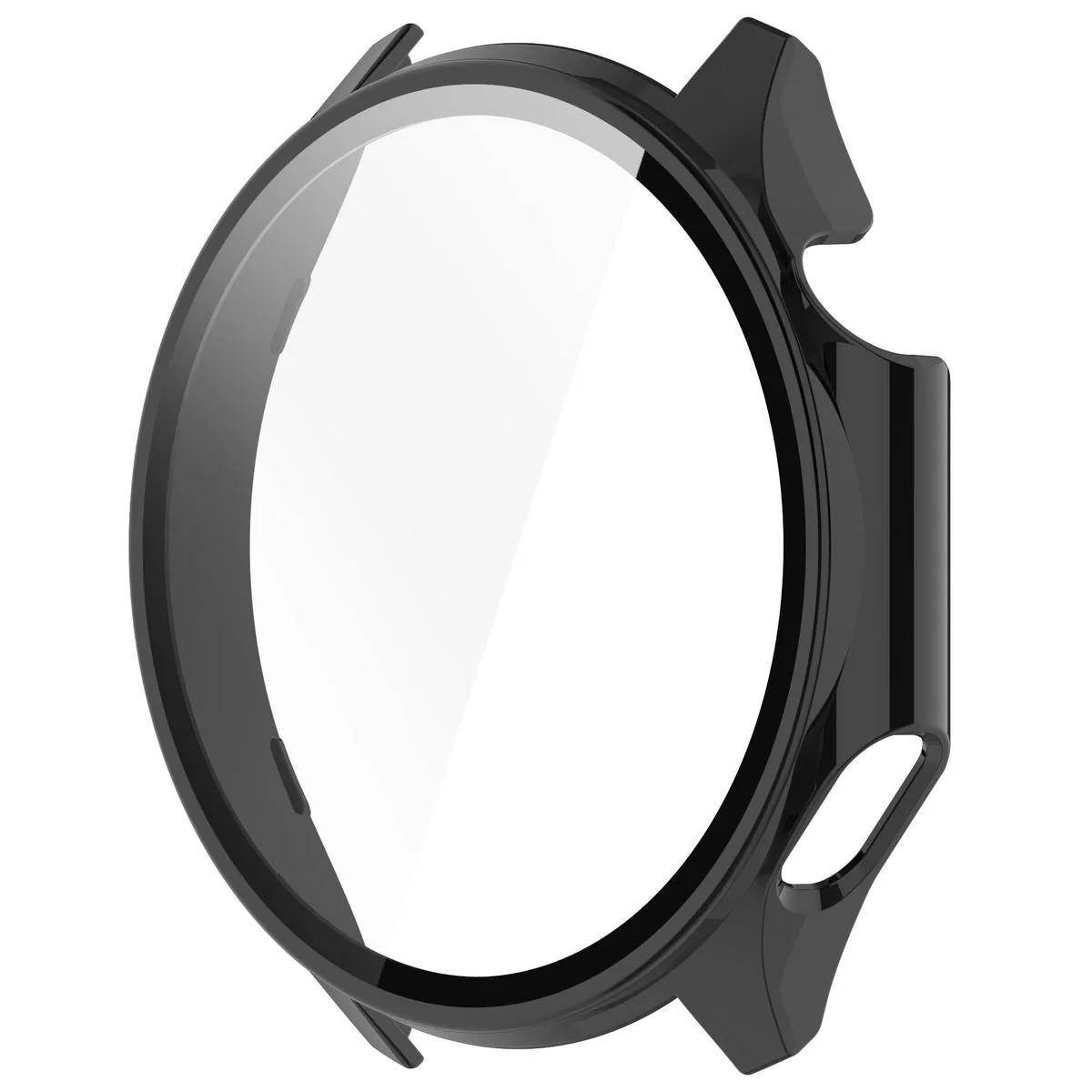 Schutzhülle mit Glas für OnePlus Watch 3 / Oppo Watch X2, Bizon Case Watch Adamo, Schwarz - Image 3