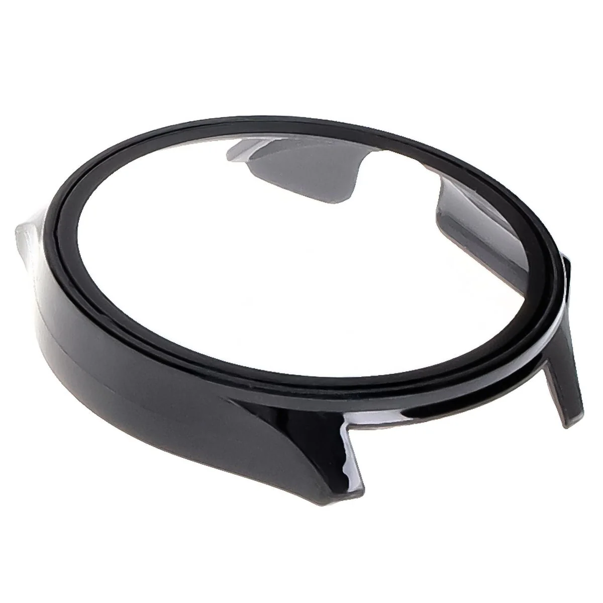 Schutzhülle mit Glas für OnePlus Watch 3 / Oppo Watch X2, Bizon Case Watch Adamo, Schwarz - Image 7