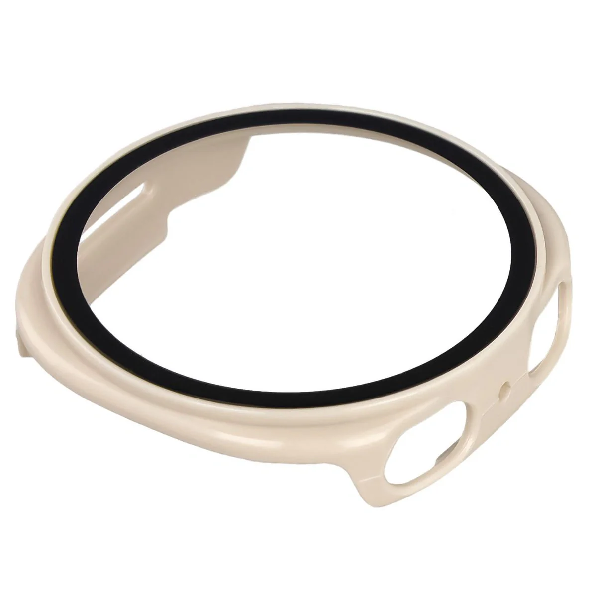 Schutzhülle mit Glas für Samsung Galaxy Watch 8 40 mm, Bizon Case Watch Adamo, Beige - Image 6