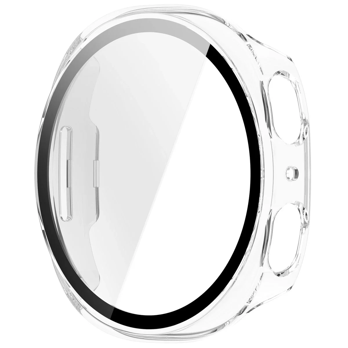 Schutzhülle mit Glas für Samsung Galaxy Watch 8 40 mm, Bizon Case Watch Adamo, Transparent - Image 3