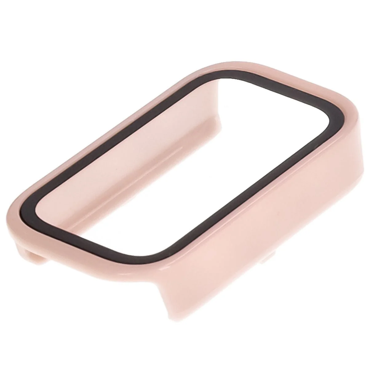 Schutzhülle mit Glas für Xiaomi Smart Band 9 Active / Redmi Smart Band 3, Bizon Case Watch Adamo, Rosa - Image 6