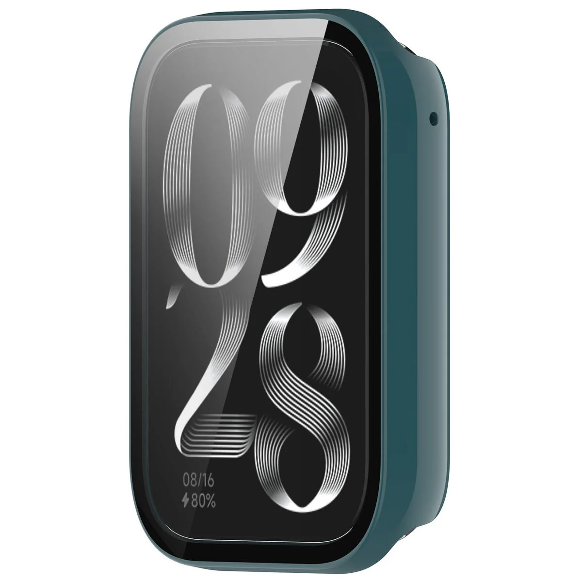 Schutzhülle mit Glas für Xiaomi Mi Smart Band 9 Pro, Bizon Case Watch Adamo, Grün - Image 5