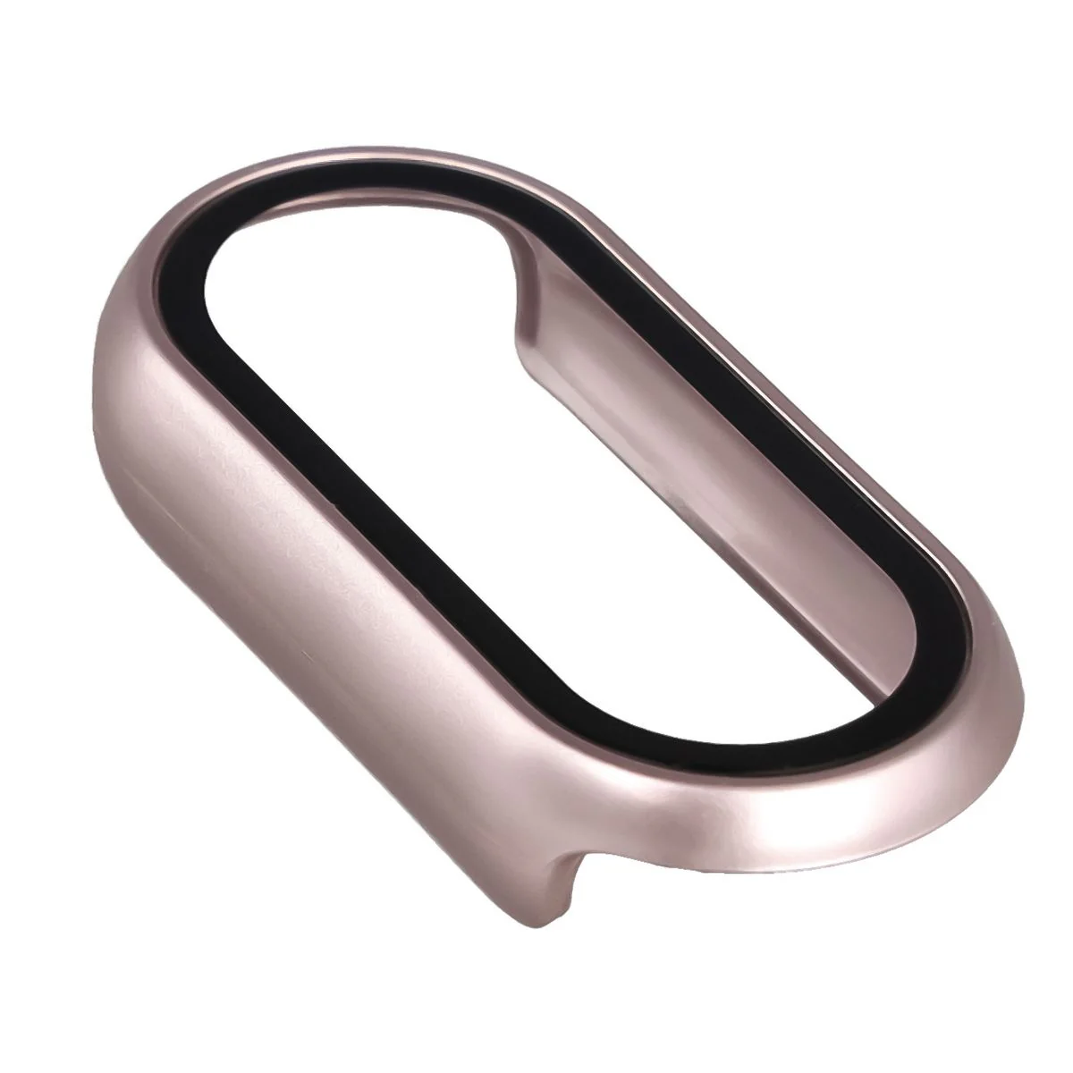 Schutzhülle mit Glas für Xiaomi Smart Band 10, Bizon Case Watch Adamo, Hellrosa - Image 7