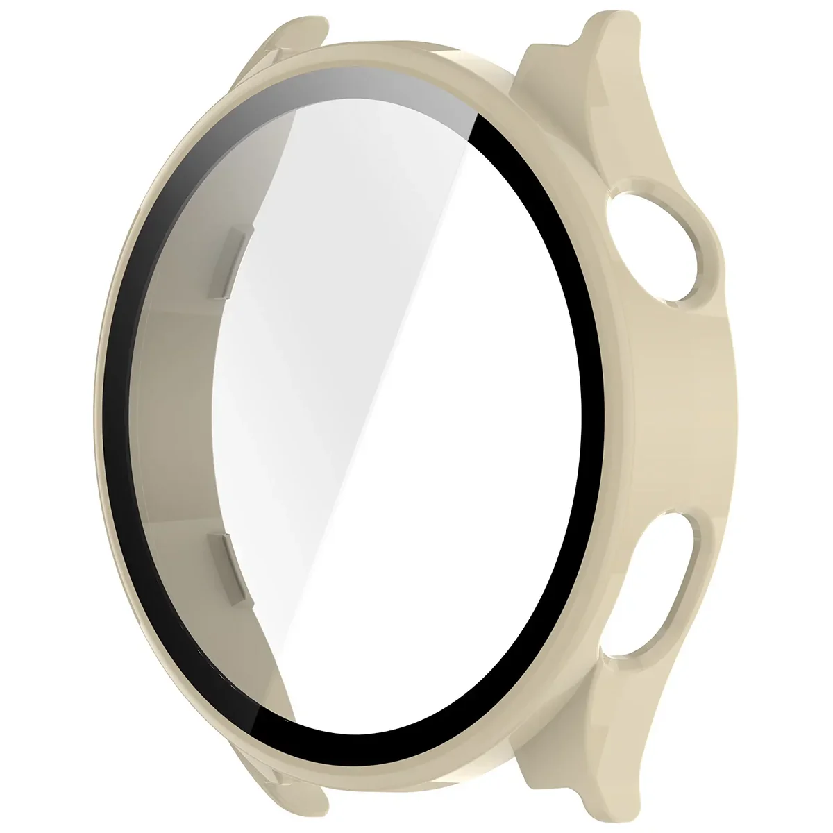 Schutzhülle mit Glas für Xiaomi Watch 5, Bizon Case Watch Adamo, Beige - Image 3