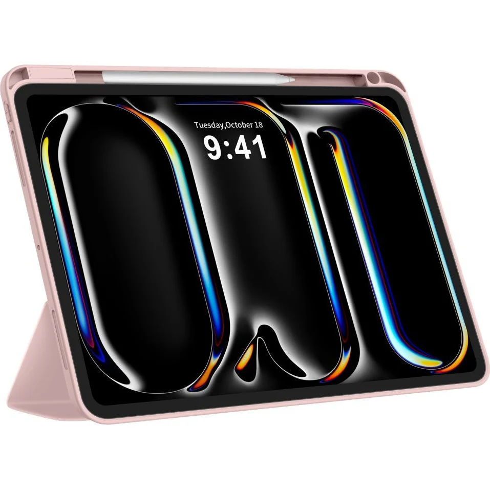 Schutzhülle mit Klappe für Apple iPad Pro 11 2024/2025, Tech-Protect SC Pen, Rosa - Image 4