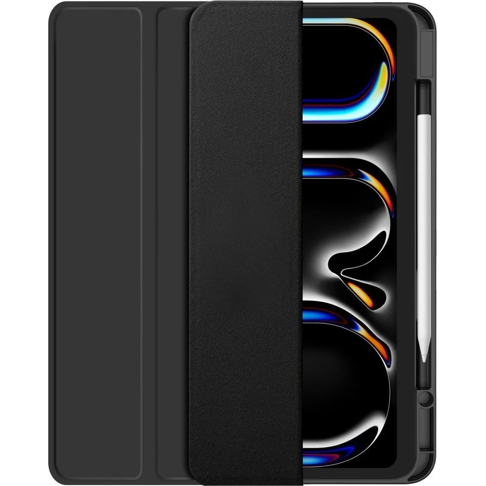 Schutzhülle mit Klappe für Apple iPad Pro 13 2024/2025, Tech-Protect SC Pen, Schwarz - Image 3