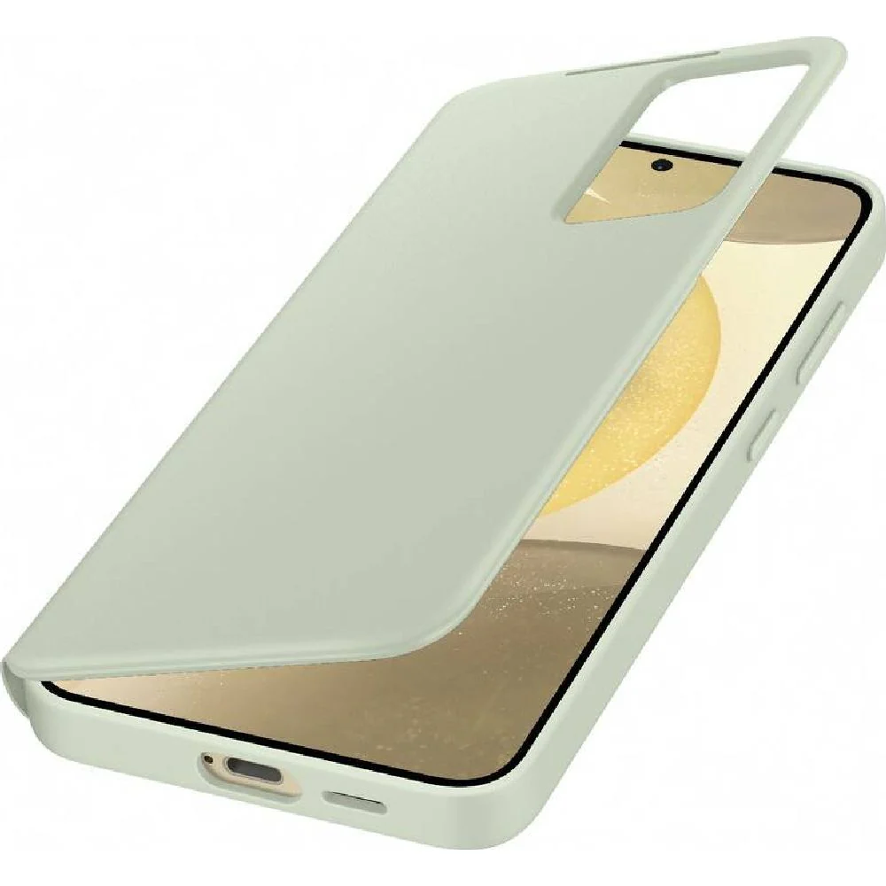 Schutzhülle mit Klappe für Galaxy S24 Plus, Samsung Smart View Wallet Case, Lindgrün - Image 5