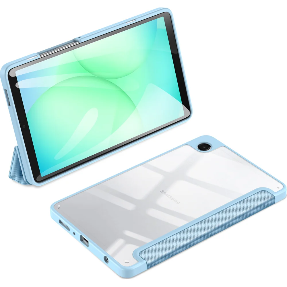 Schutzhülle mit Klappe für Galaxy Tab A11 / A9, Dux Ducis Toby, Blau - Image 4