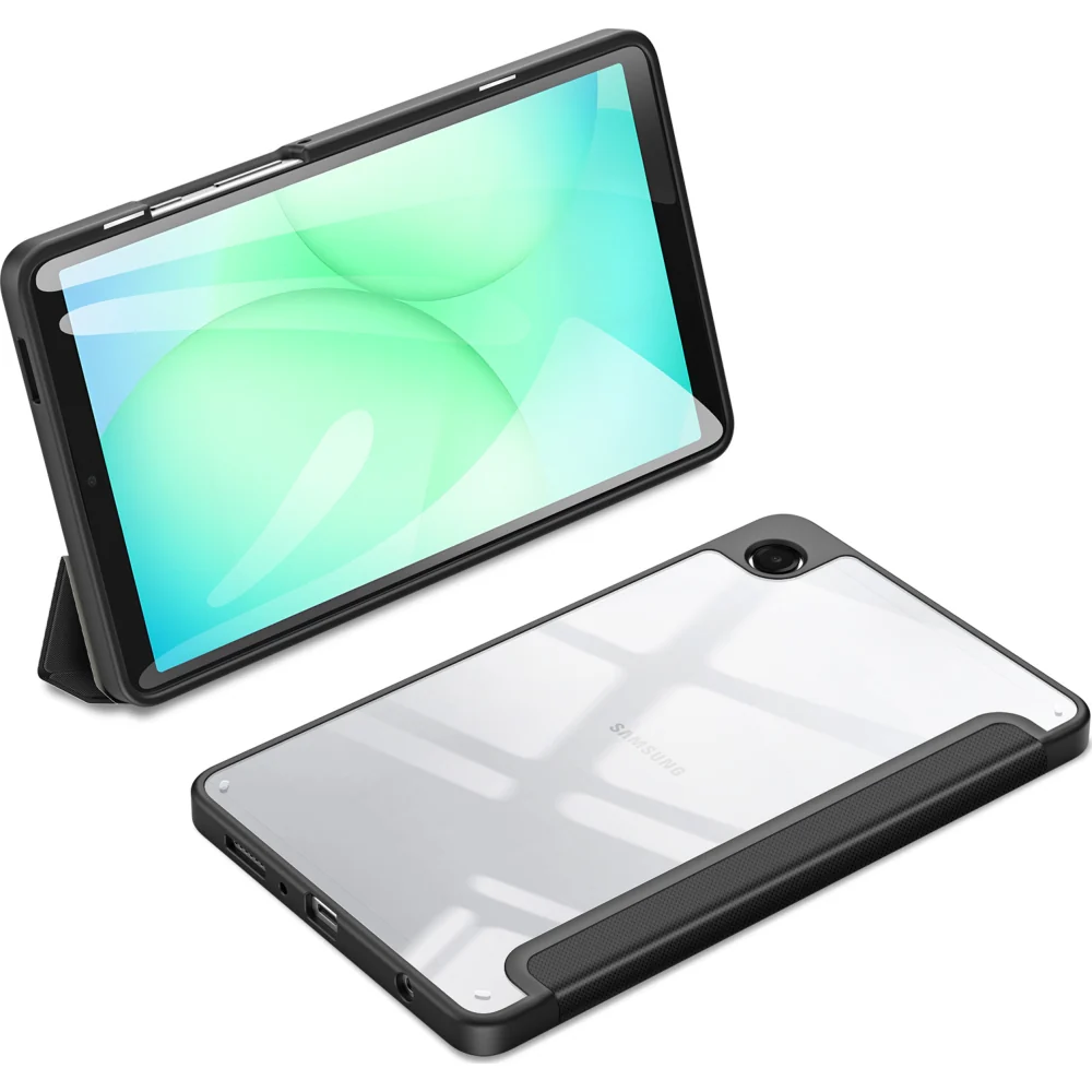 Schutzhülle mit Klappe für Galaxy Tab A11 / A9, Dux Ducis Toby, Schwarz - Image 4