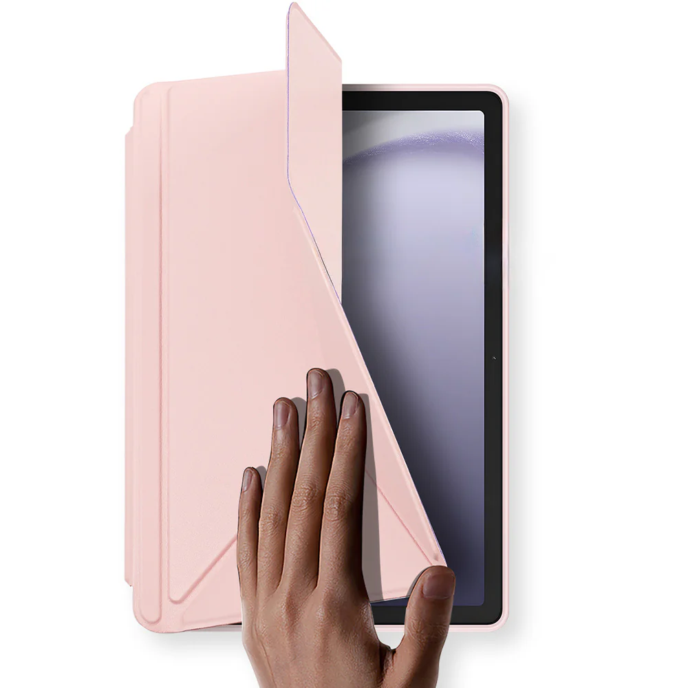 Schutzhülle mit Klappe für Galaxy Tab A11 Plus / A9 Plus, Dux Ducis Magi, Transparent-Rosa - Image 6