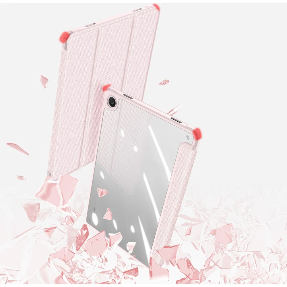 Schutzhülle mit Klappe für Galaxy Tab A11 Plus / A9 Plus, Dux Ducis Toby, Rosa - Image 9