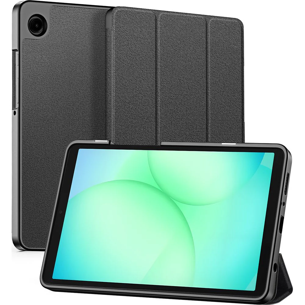 Schutzhülle mit Klappe für Galaxy Tab A11 / Tab A9, Dux Ducis Domo, Schwarz - Image 4
