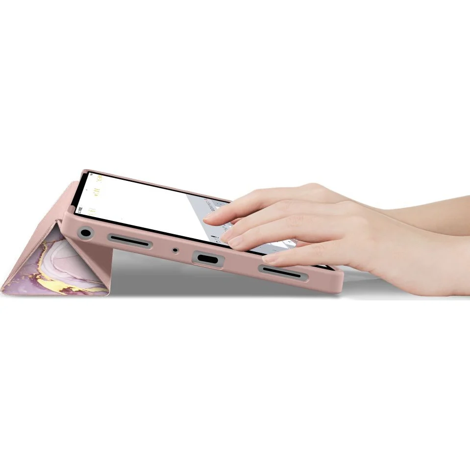 Schutzhülle mit Klappe für Galaxy Tab A11+ / Tab A9+, Tech-Protect SmartCase, Rosa - Image 6