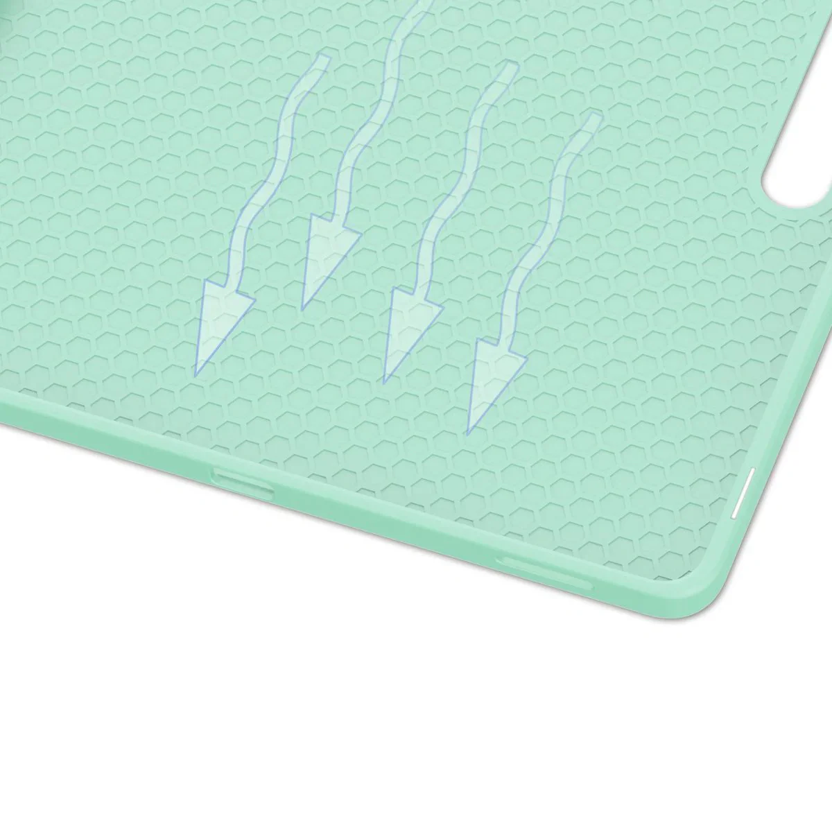 Schutzhülle mit Klappe für Galaxy Tab S10 FE Plus, Bizon Case Tab Lizard, Minze - Image 4