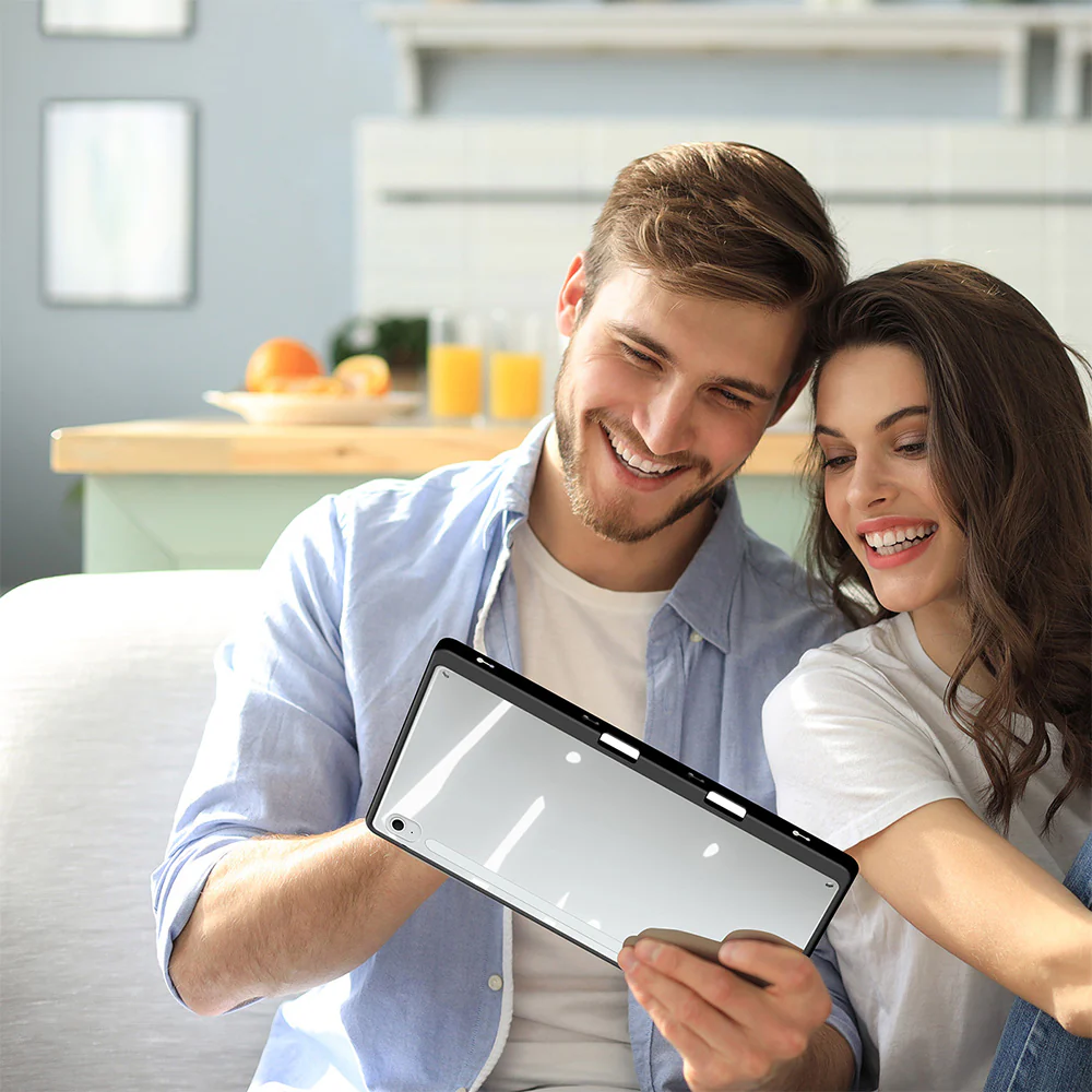Schutzhülle mit Klappe für Galaxy Tab S10 FE Plus, Dux Ducis Magi, Transparent und Schwarz - Image 9