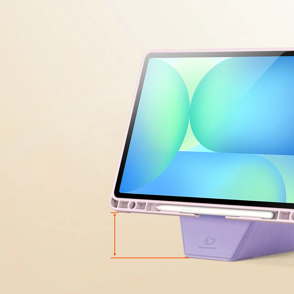 Schutzhülle mit Klappe für Galaxy Tab S10 Lite / S10 FE / S9 / S9 FE, Dux Ducis Vers, Rosa - Image 7