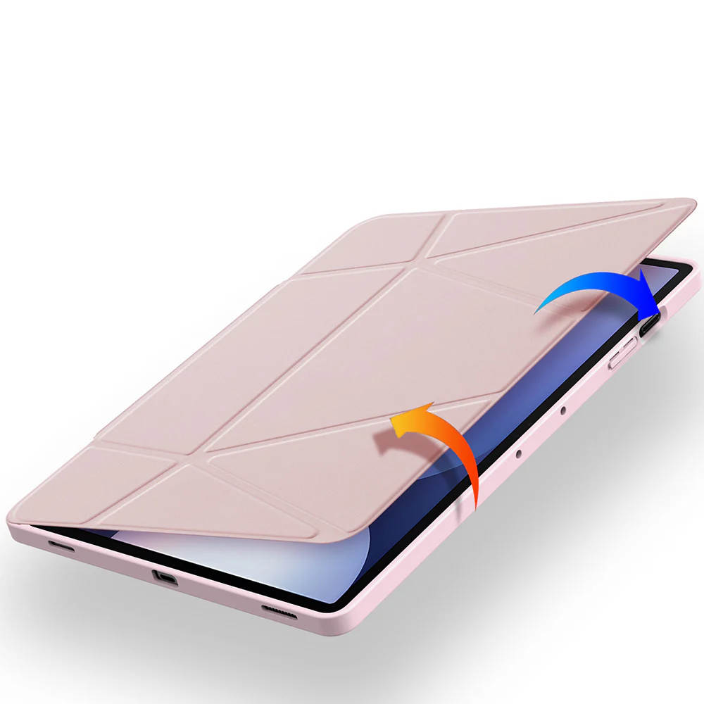 Schutzhülle mit Klappe für Galaxy Tab S10 Plus / S9 FE Plus / S9 Plus, Dux Ducis Vers, Rosa - Image 5